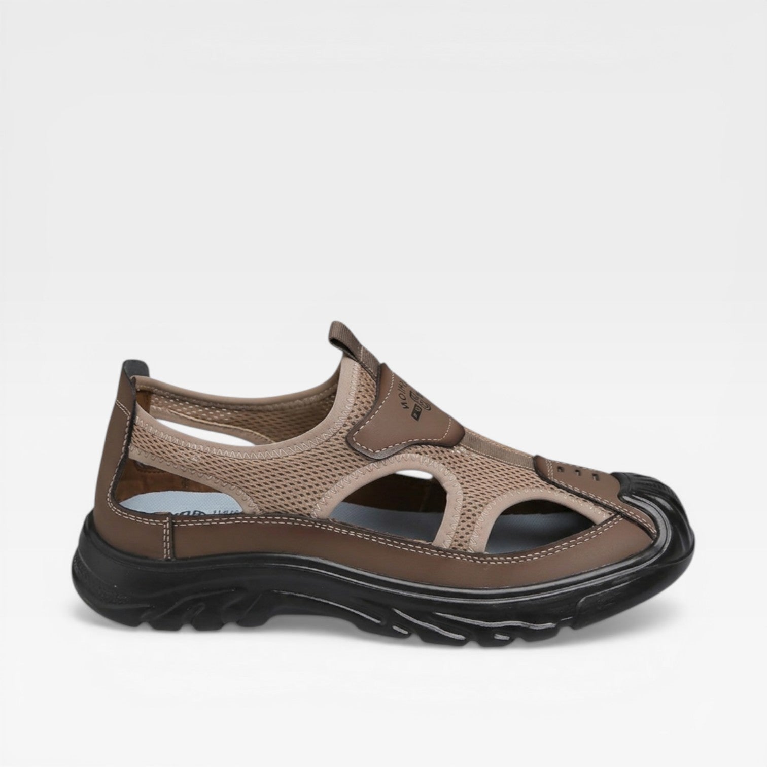 靴 Steven Alan LEATHER MESH SANDALS Men's Breathable Mesh Sandals for Summer Travel – Loren Amor