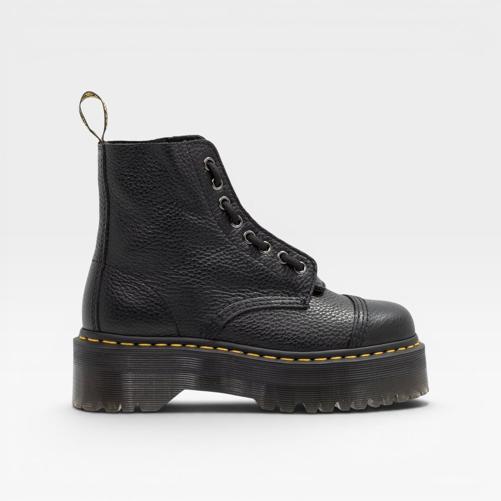 Women's Chunky Platform Boots – Round Toe Lace Up Ankle Boots