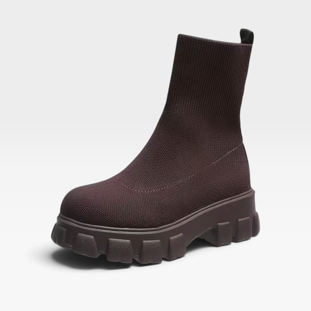 Women's Stretch Knit Sock Ankle Boots