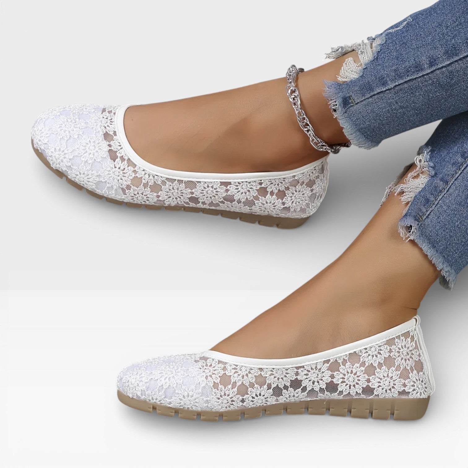Women’s Comfortable Mesh Ballet Flats for Spring