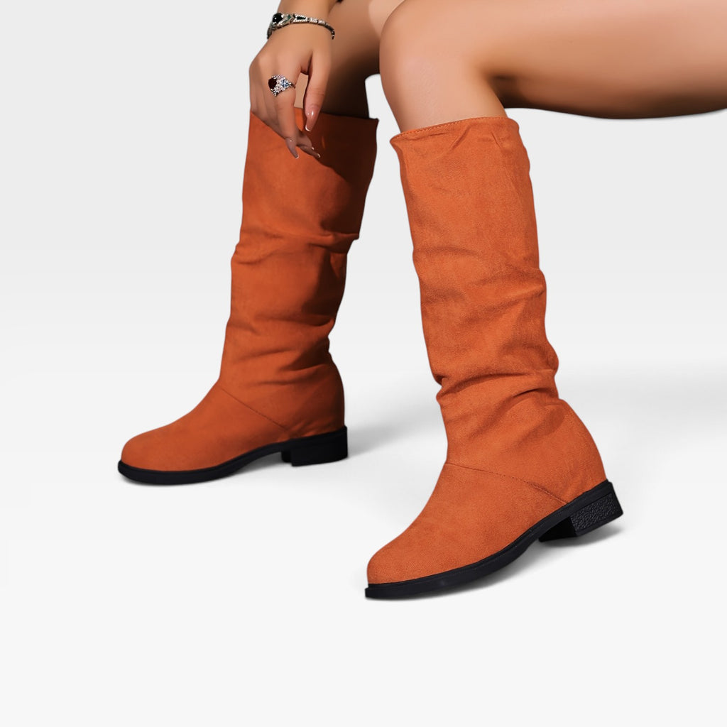 Women's Slouchy Suede Knee High Boots
