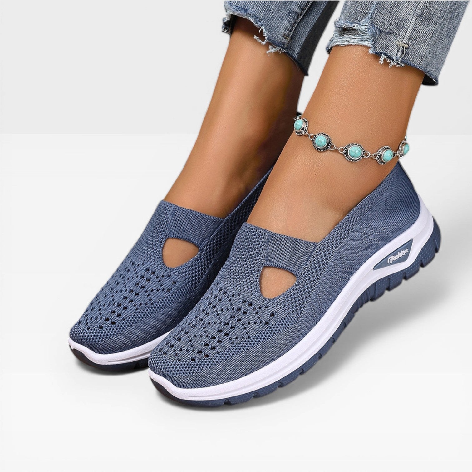 Women’s Breathable Slip-On Sneakers for Walking
