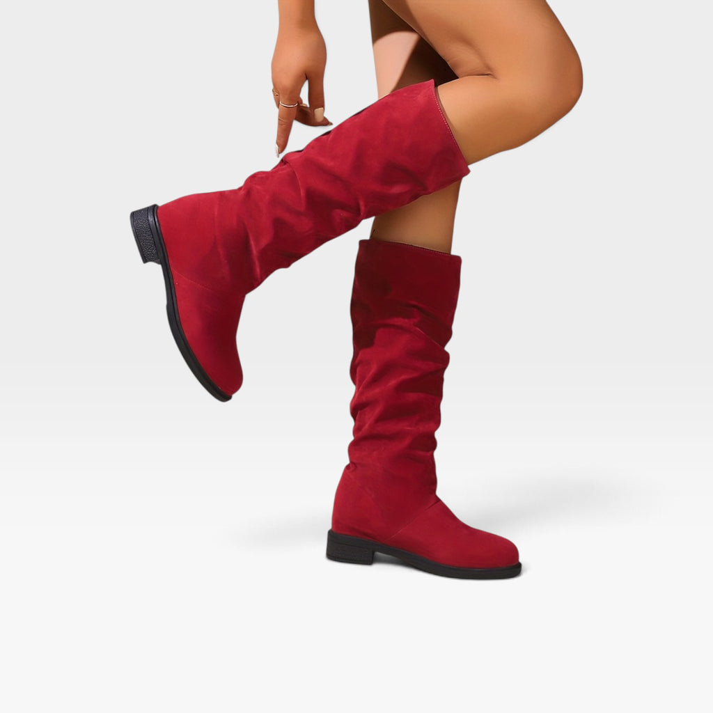 Women's Slouchy Suede Knee High Boots