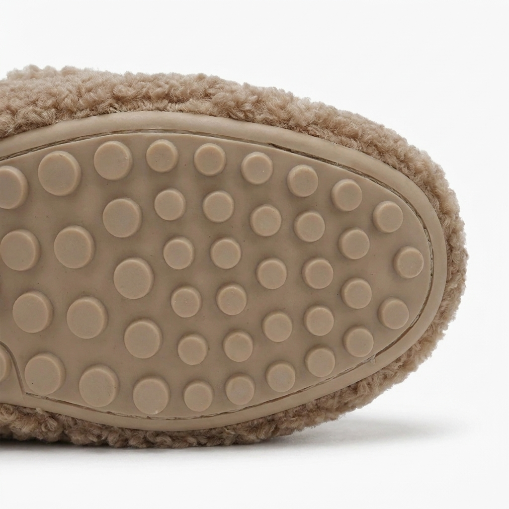 Women's Shearling Loafers – Cozy Fleece Slip On Comfort Shoes