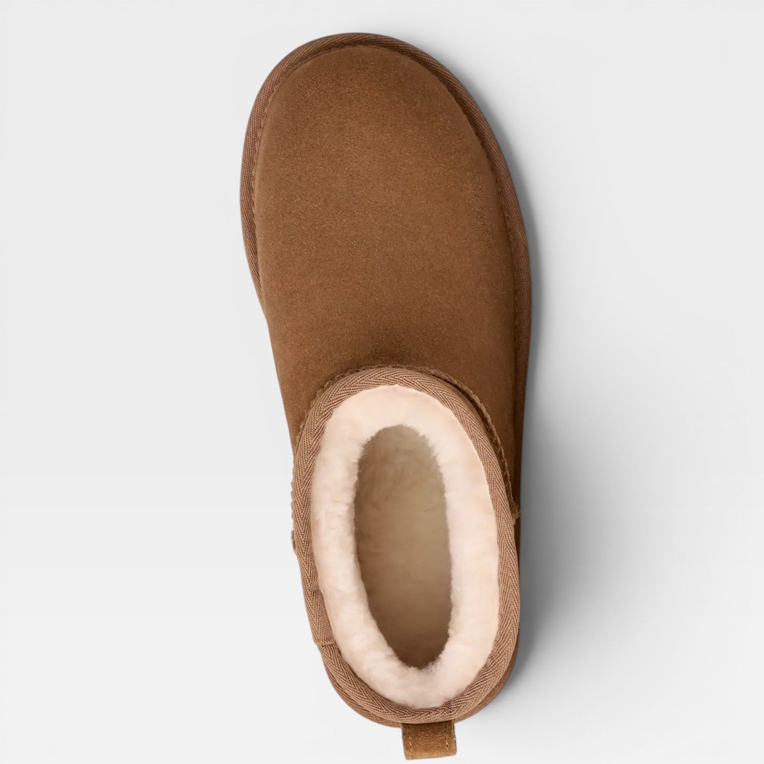 Women's Cowhide Suede Platform Ankle Boots – Shearling Lined Mini Boots