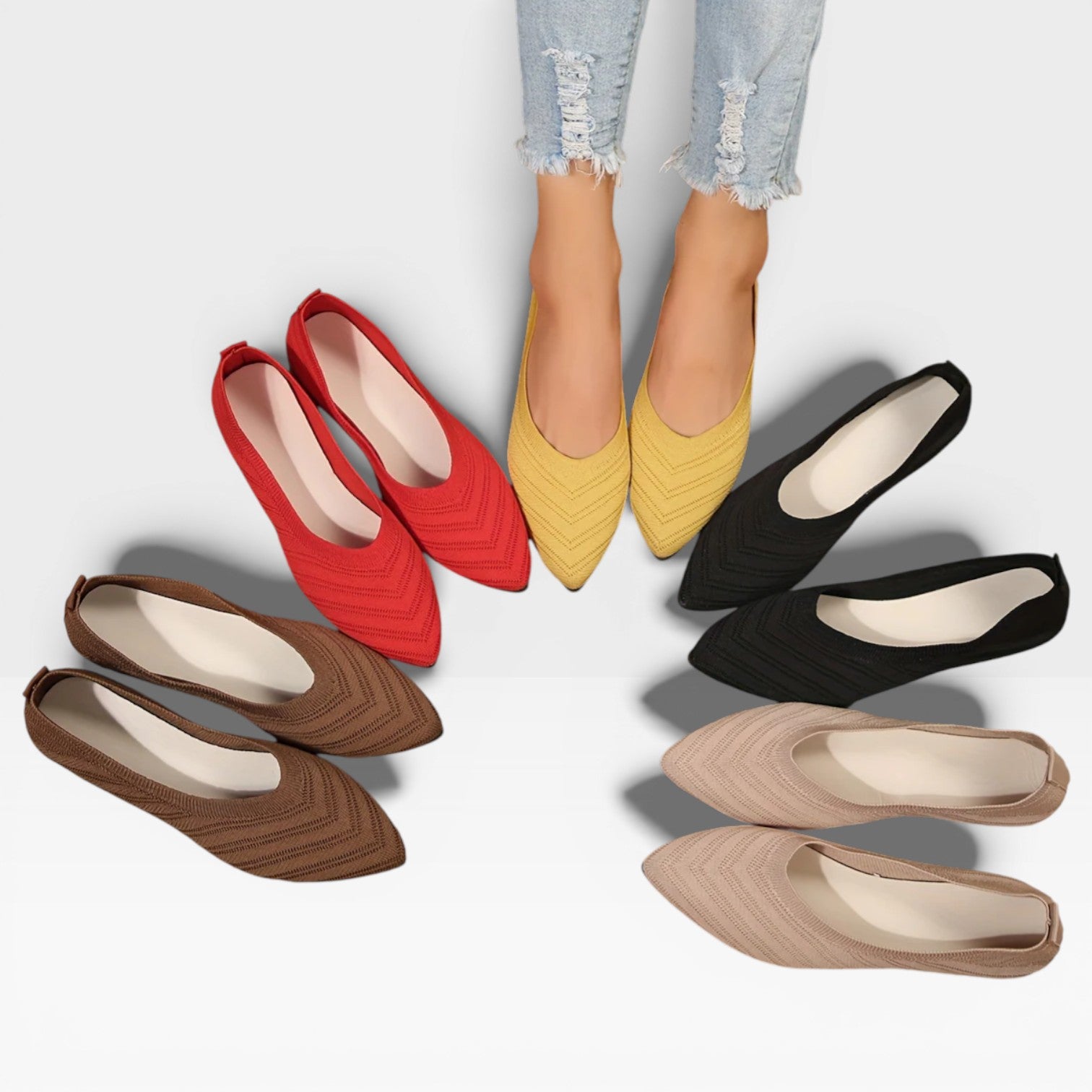 Women’s Comfortable Pointed Toe Ballet Flats