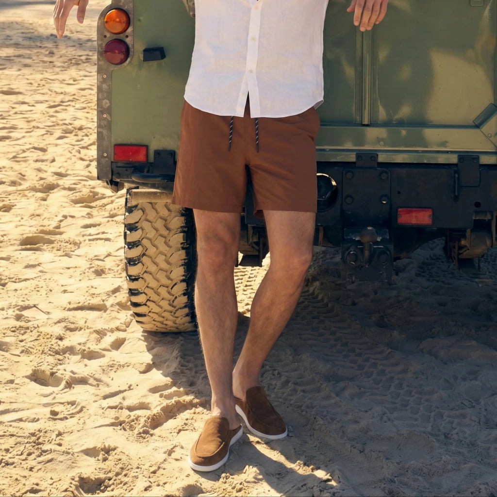 Men's Suede Mules – Backless Slip On Loafers Smart Casual Slides