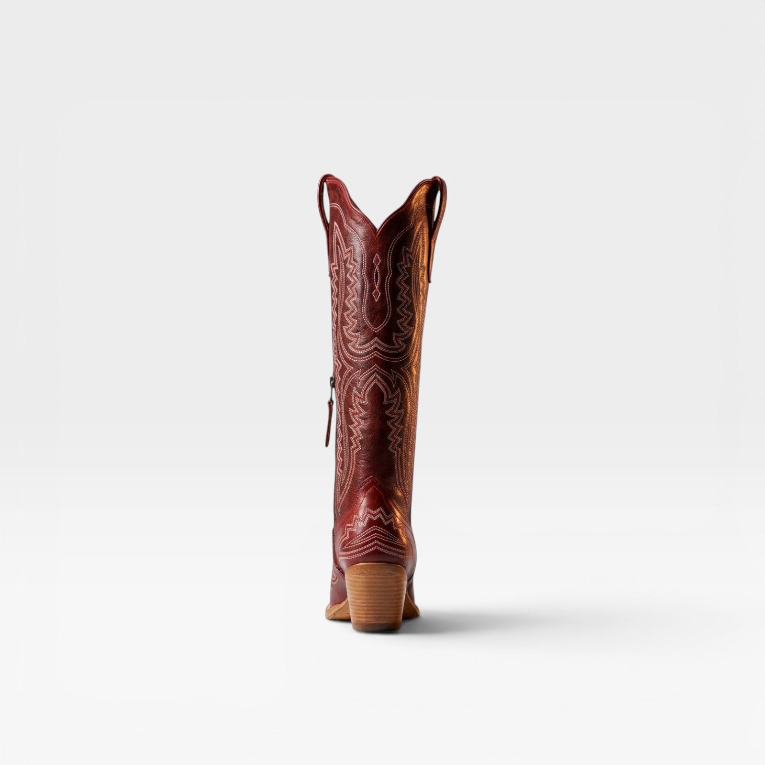 Women's Tall Cowboy Boots – Elegant Embroidered Western Block Heel Knee High Style