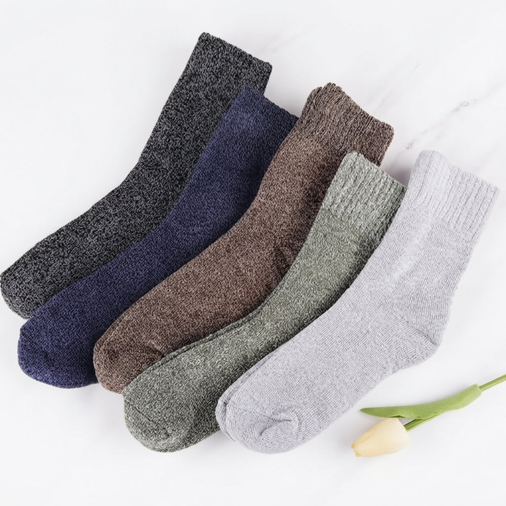 Unisex Cosy Thick Fleece-Lined Winter Socks