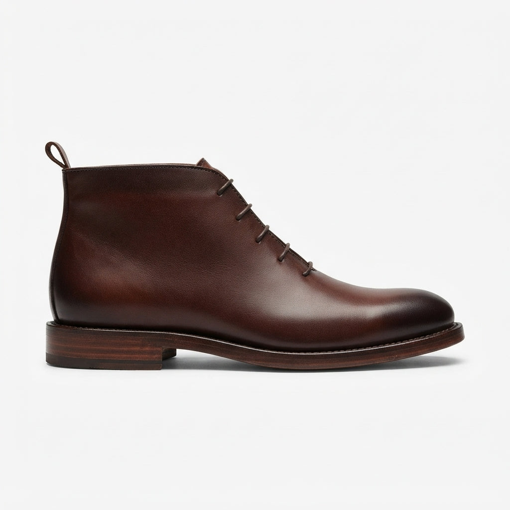 Men's Refined Leather Ankle Boots