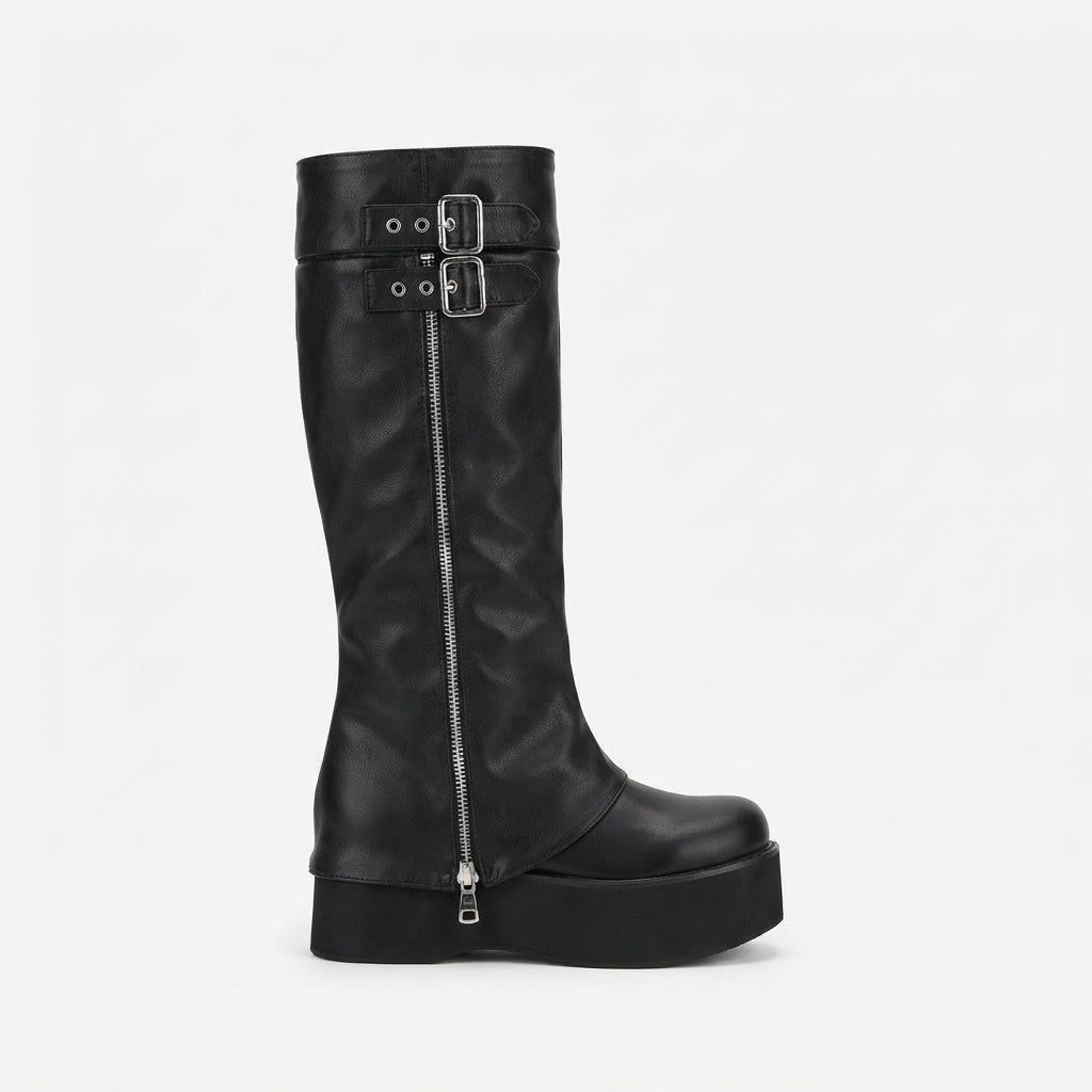 Women's Chic Platform Knee High Boots
