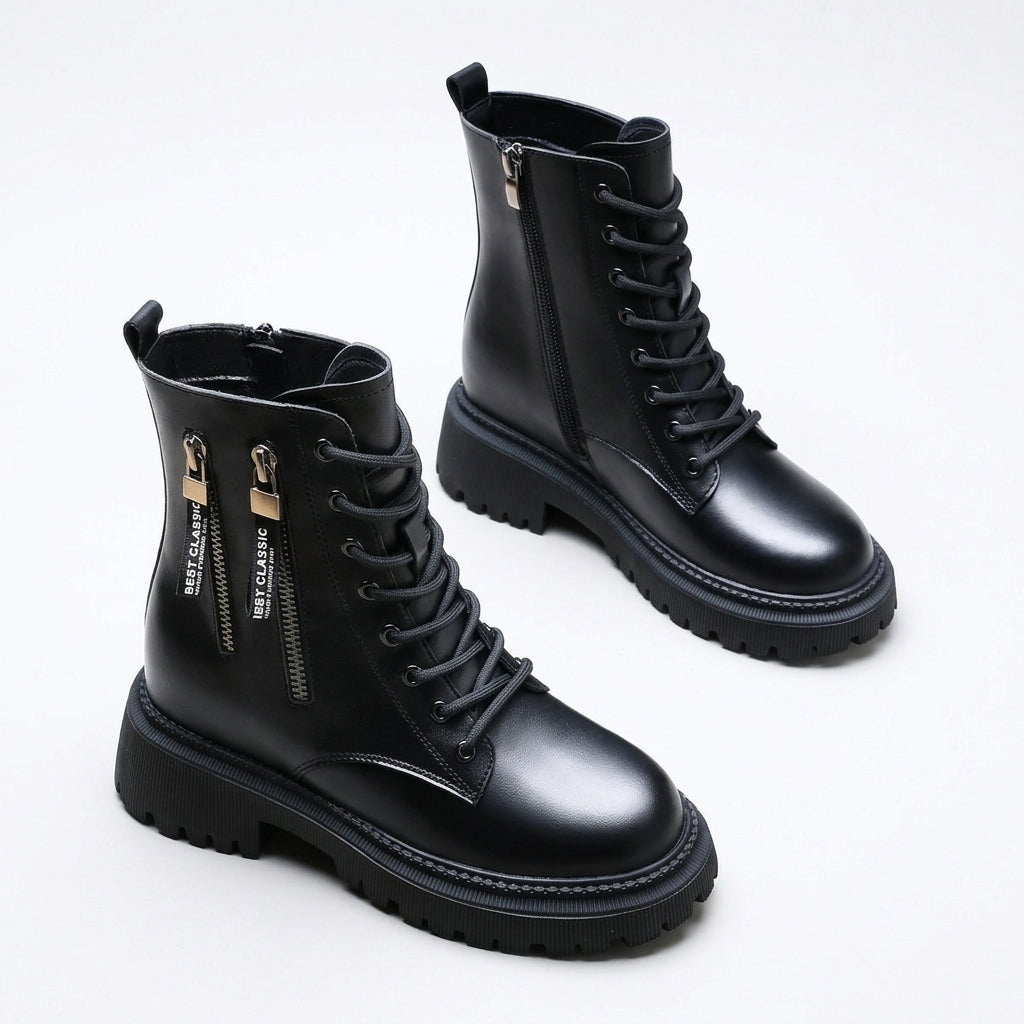 Women's Chic Platform Combat Boots