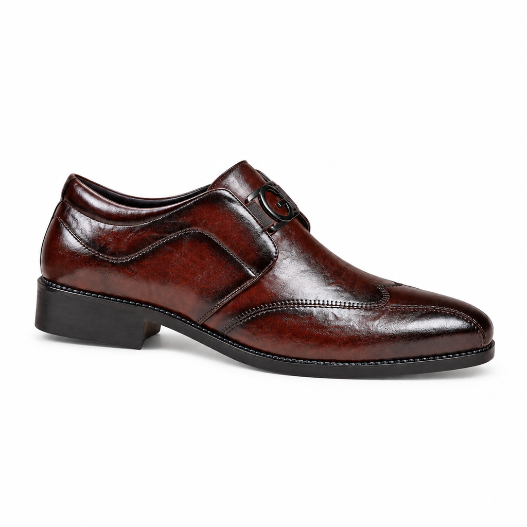 Men's Pointed Toe Leather Loafers