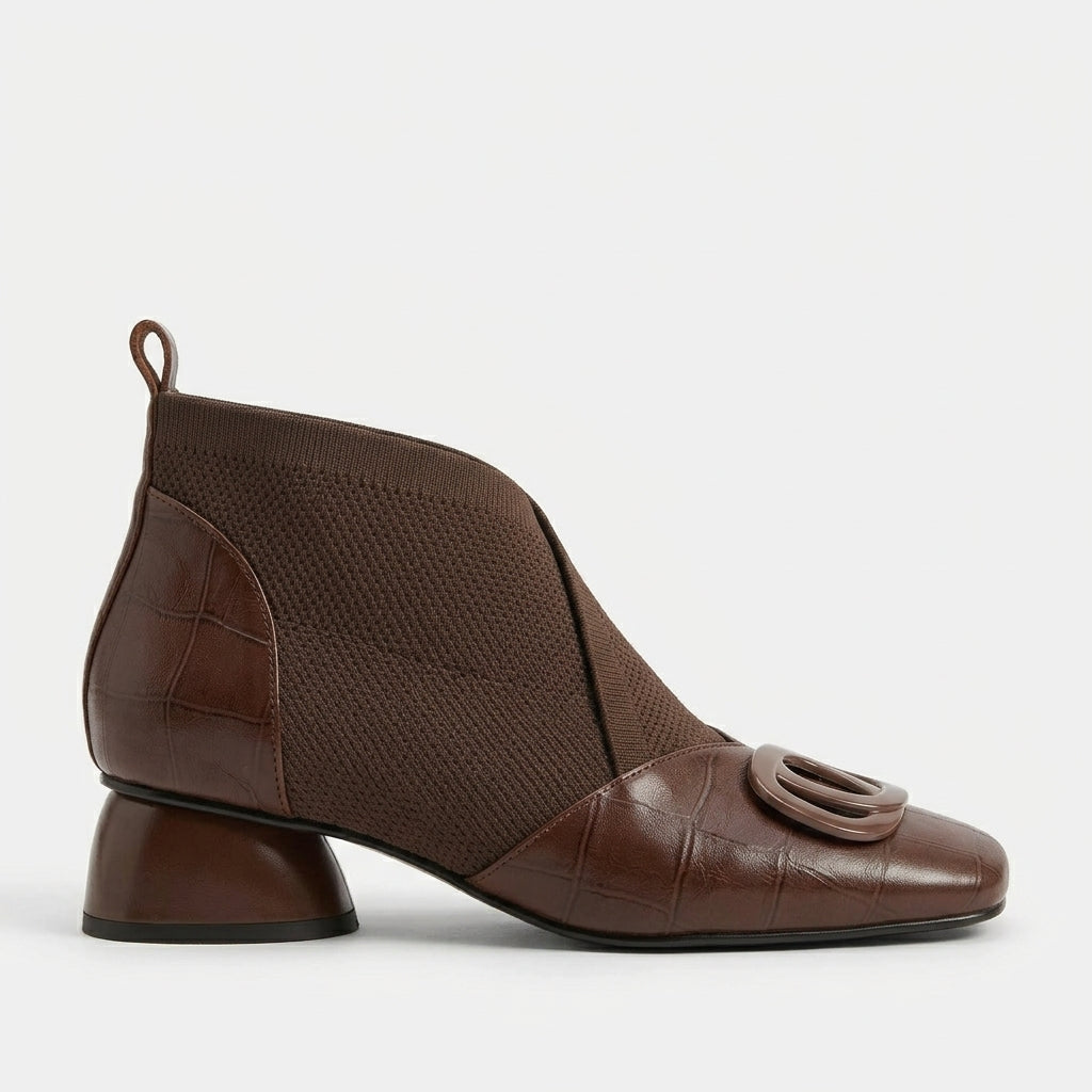 Women's Chic Heeled Sock Boots