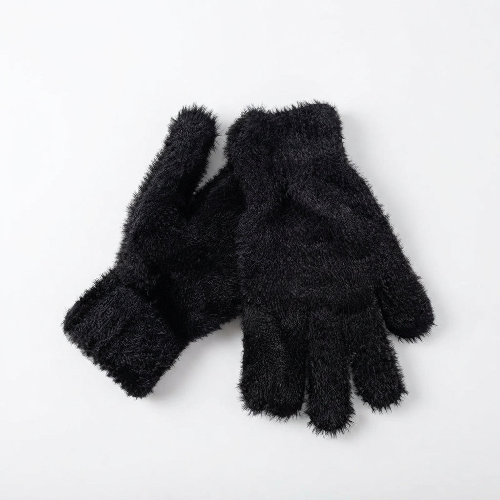 Women's Cosy Plush Five-Finger Winter Gloves