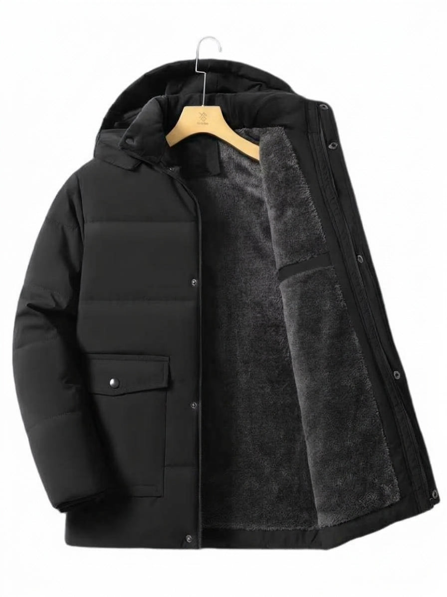 Men's Cosy Fleece-Lined Thick Coat