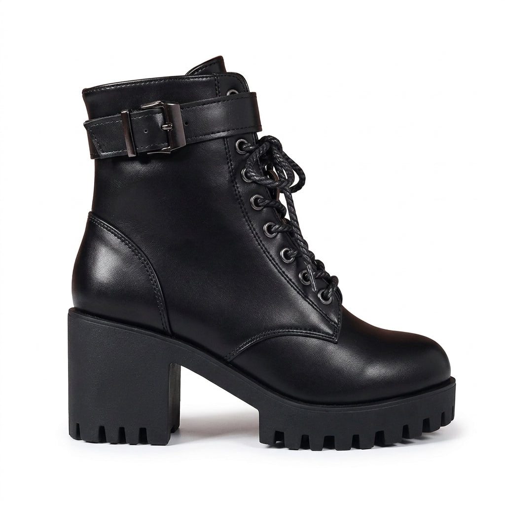 Women's Chic Platform Combat Boots