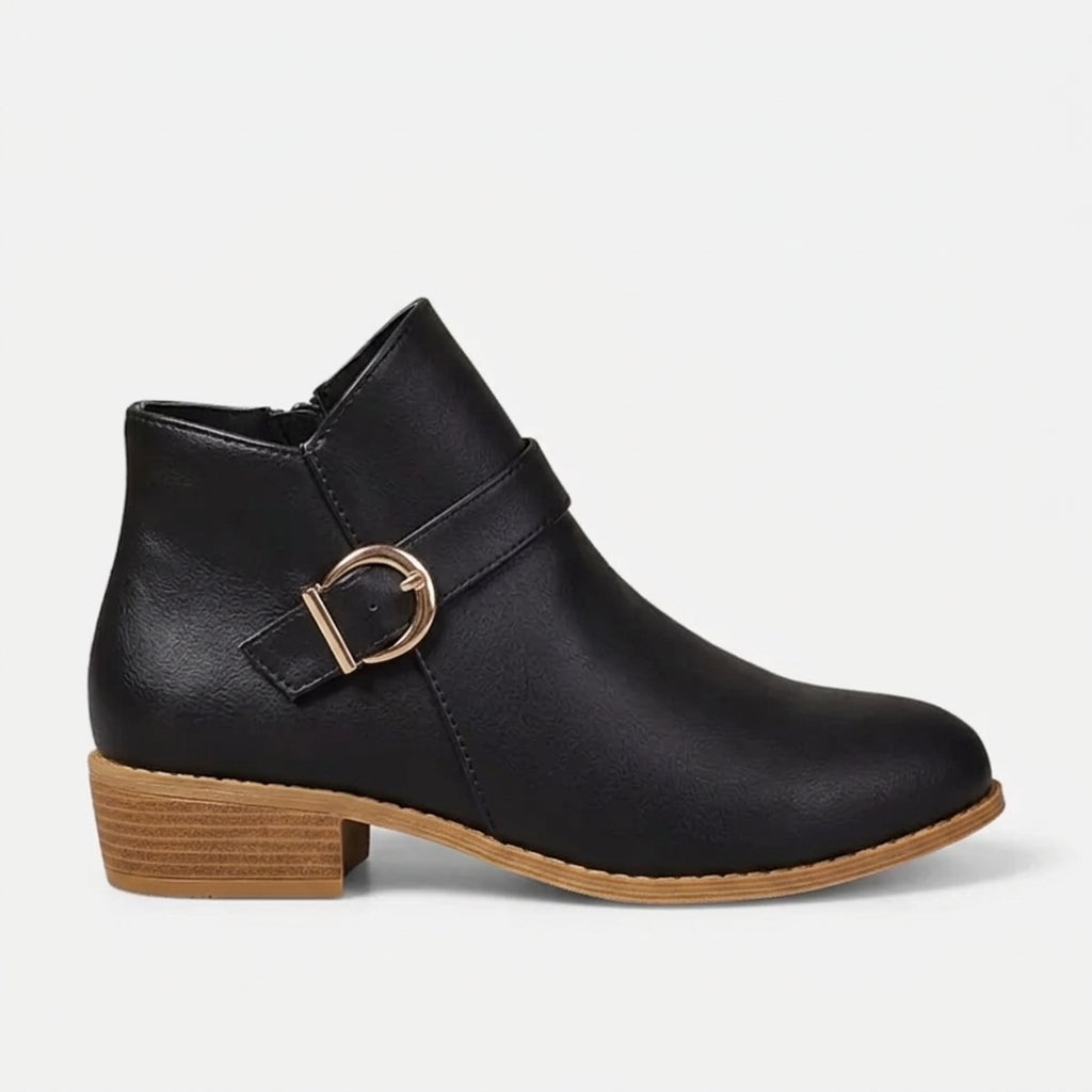 Women's Elegant Pointed Toe Heeled Ankle Boots