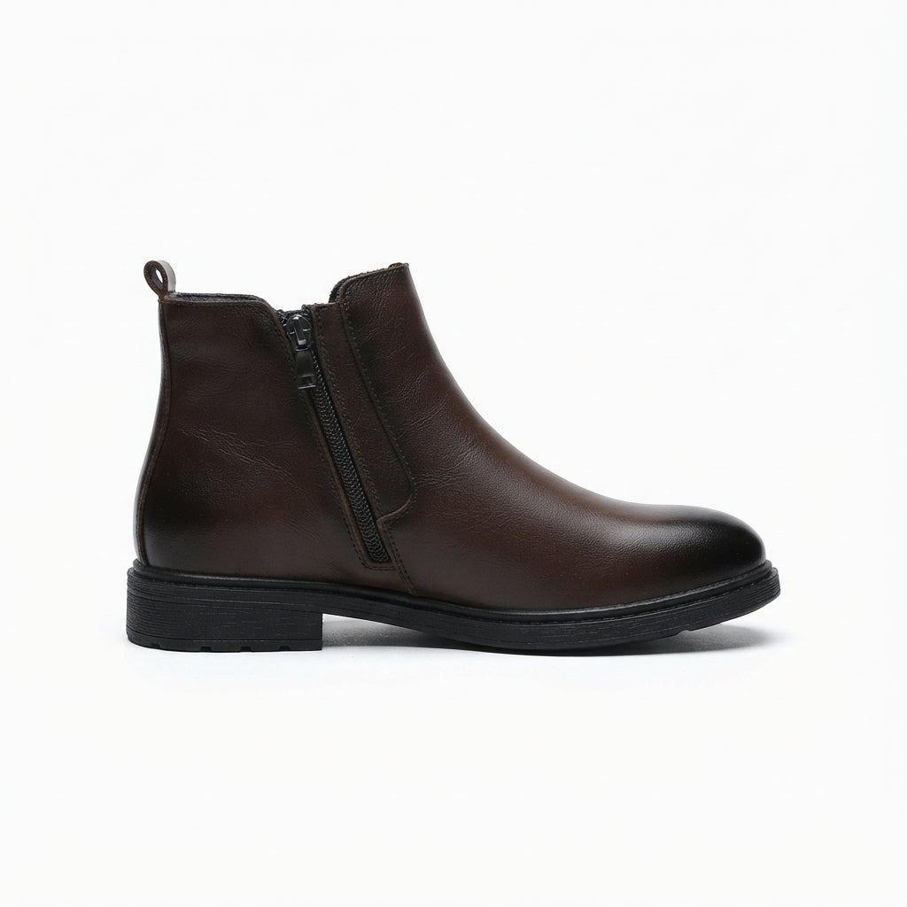 Men's Classic Leather Ankle Boots