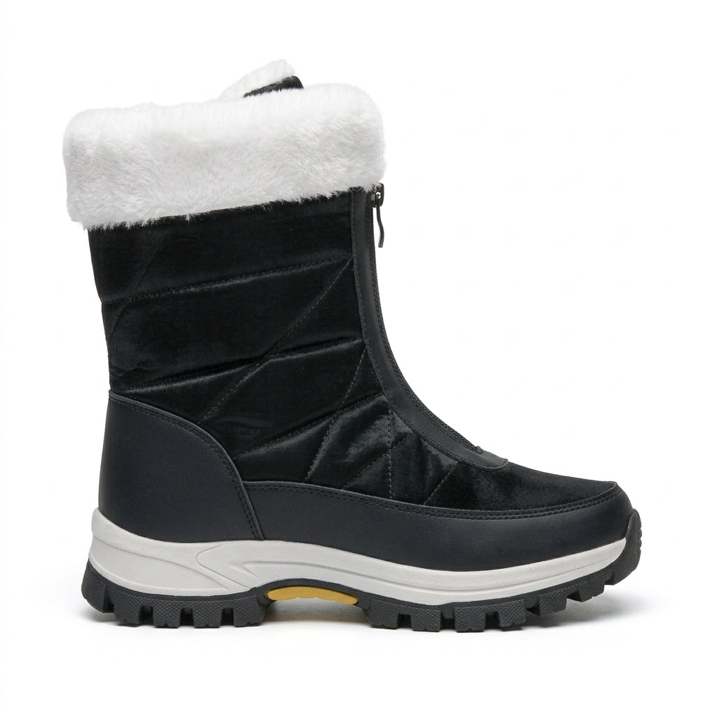 Women's Faux Fur Cuff Ankle Boots