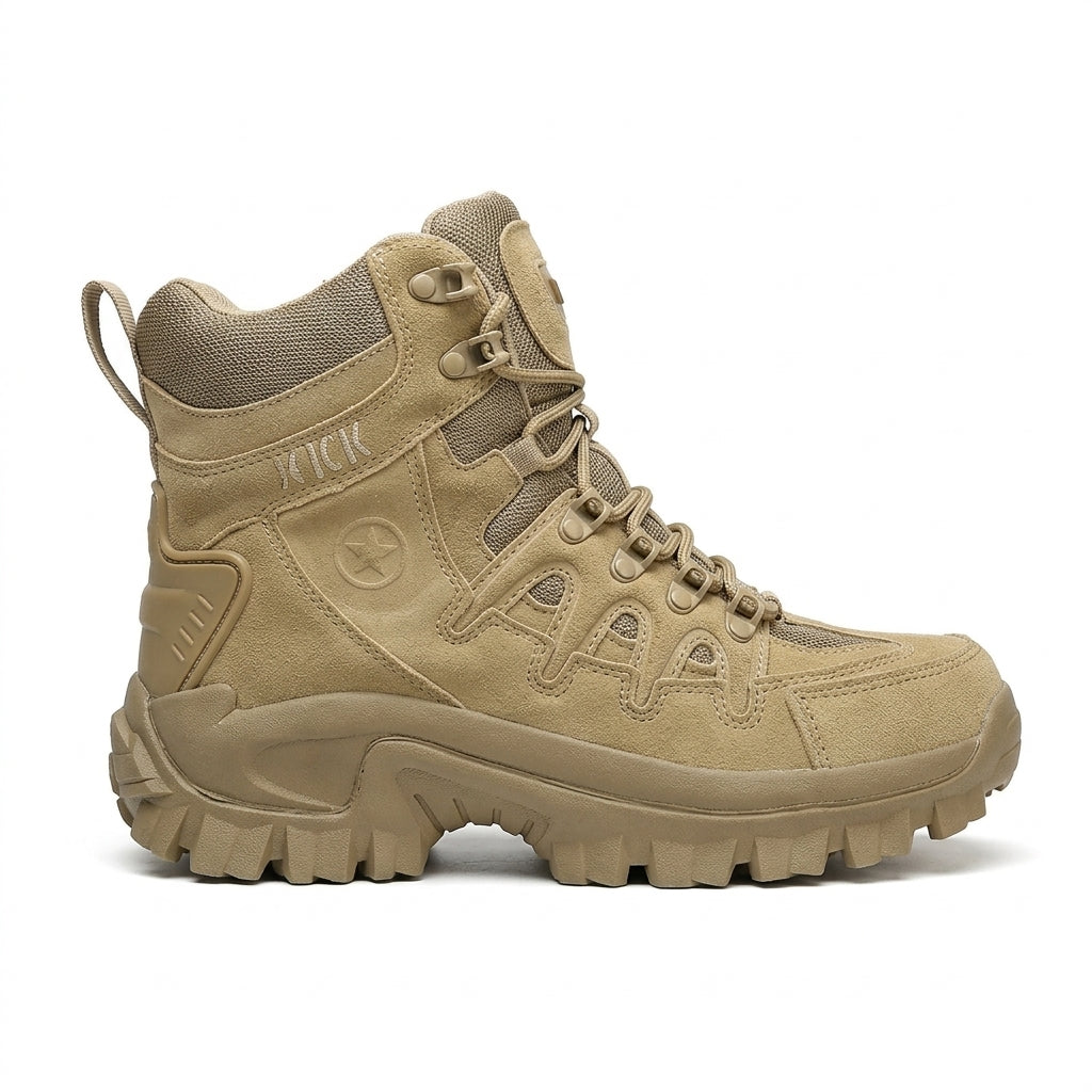 Men's Rugged Waterproof Walking Boots