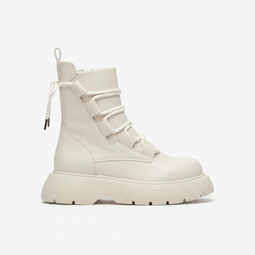 Women's Combat Platform Boots