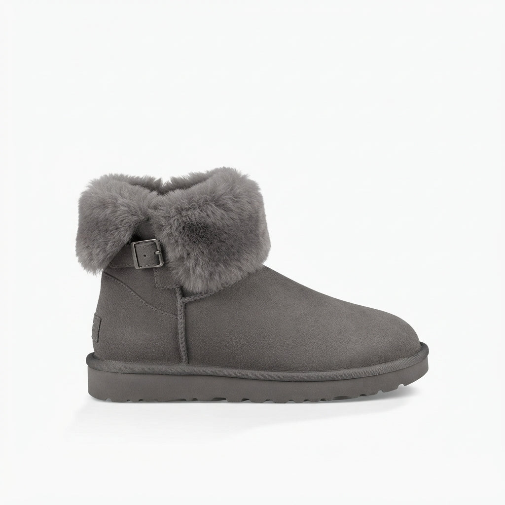 Women's Cosy Buckle Ankle Snow Boots