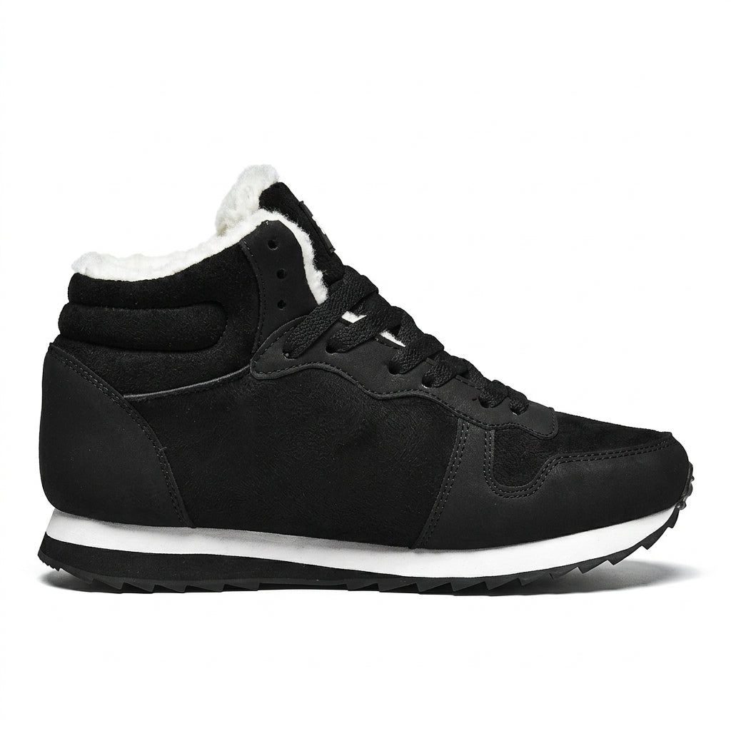 Men's Cosy Warm-Lined High-Top Trainers