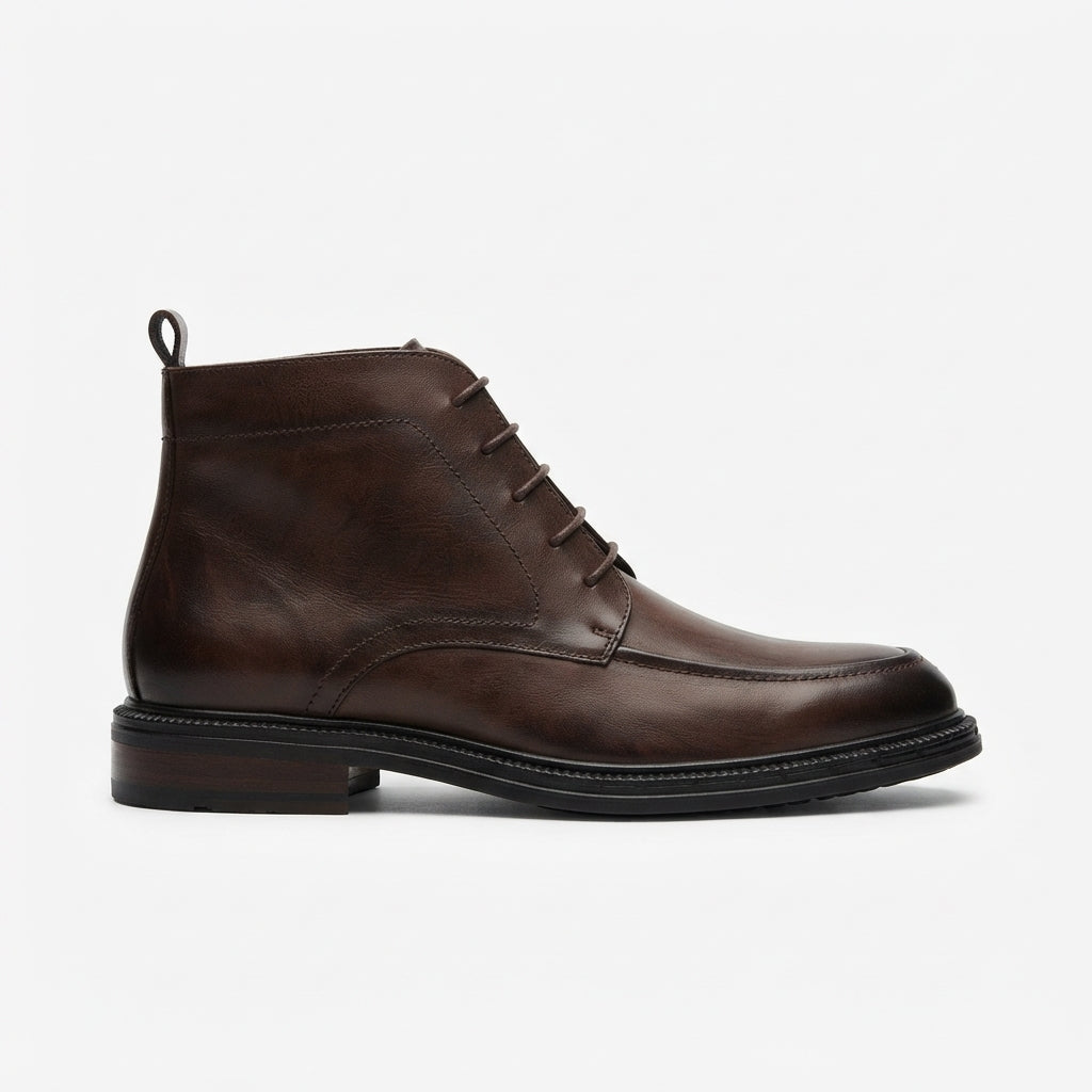 Men's Classic Leather Ankle Boots