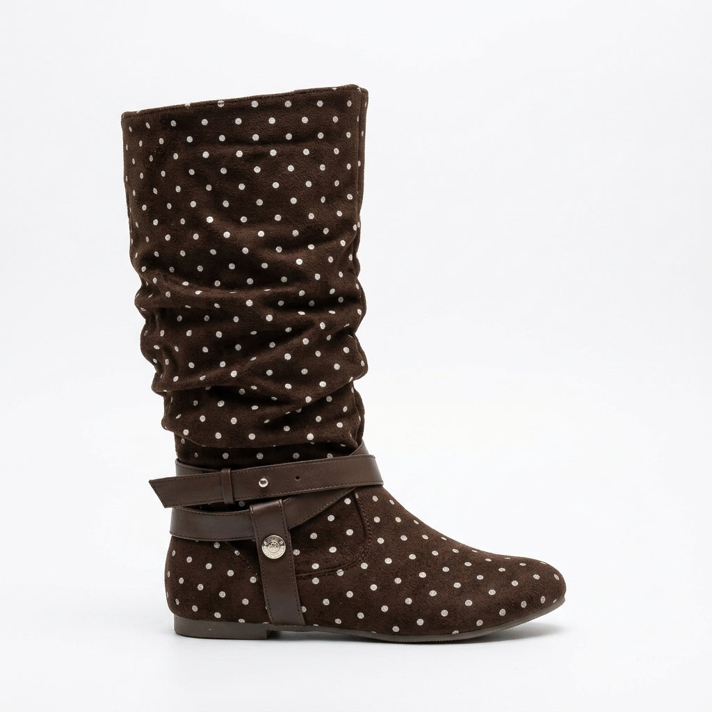 Women's Relaxed Slouch Wide Calf Boots