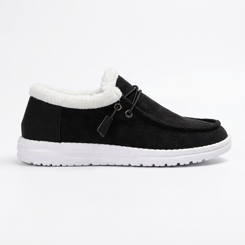 Women's Cosy Plush-Lined Moccasin Loafers