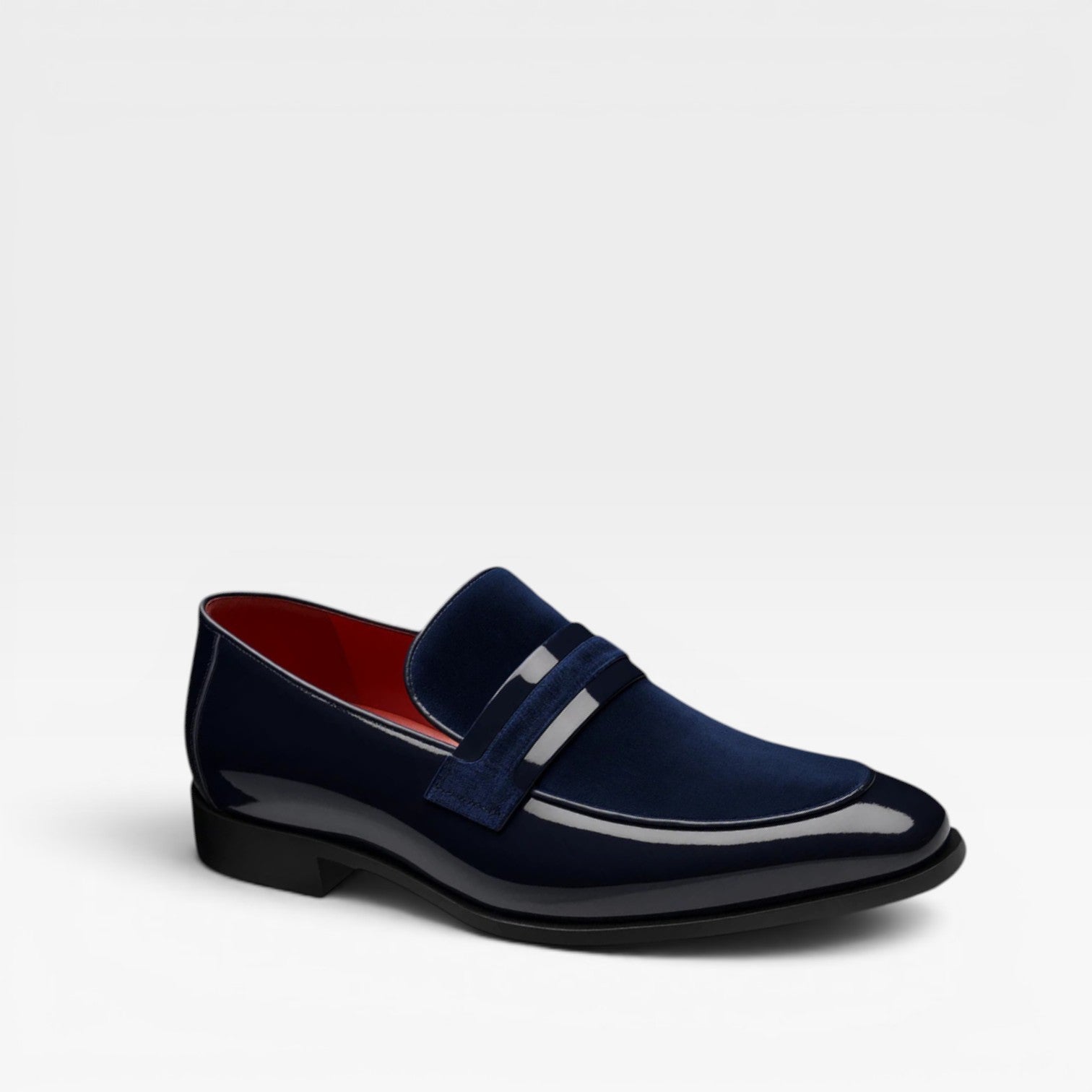 Men's Patent Leather Penny Loafers – Elegant Slip On Formal Dress Shoes
