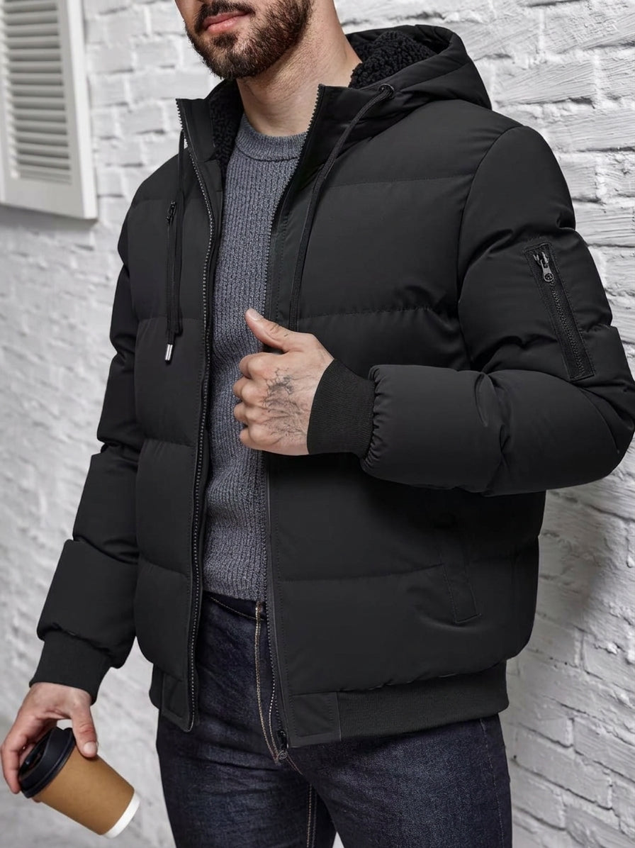 Men's Cosy Hooded Puffer Jacket