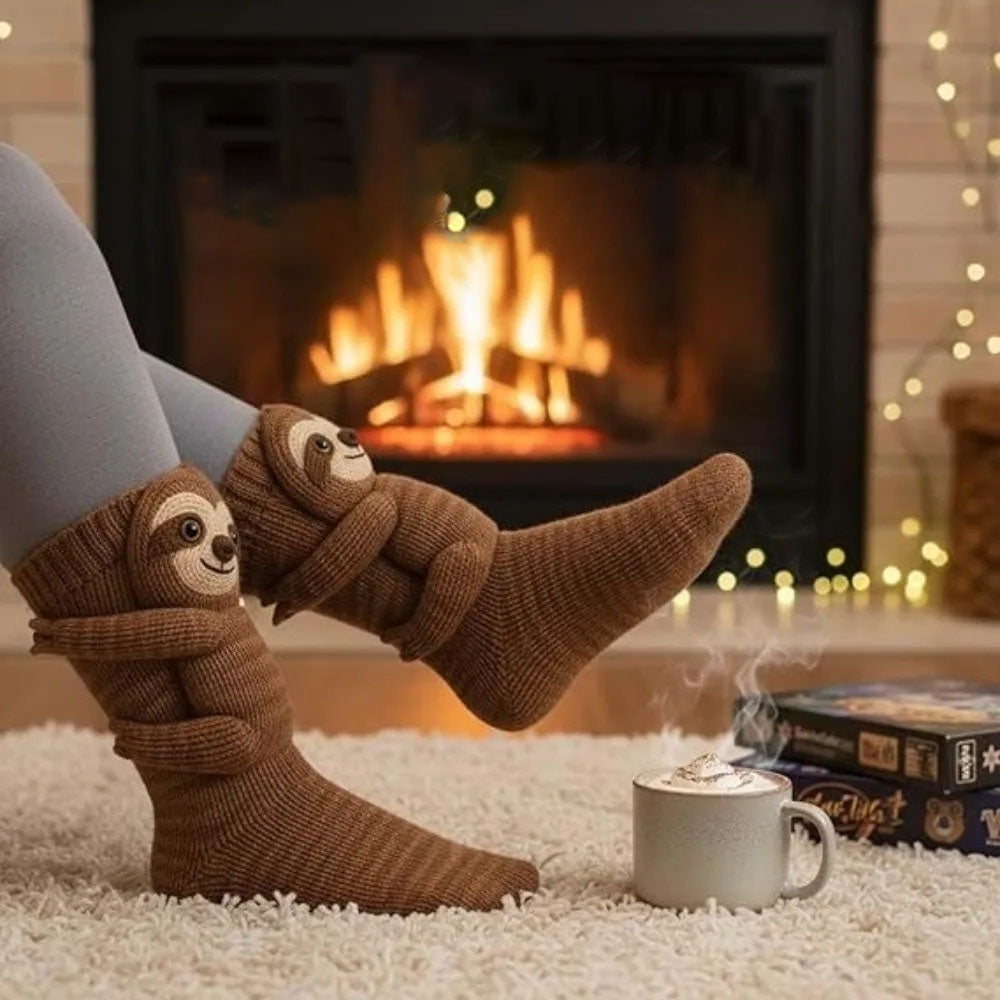 Knit Animal Socks – Soft 3D Design Cozy Ankle Socks
