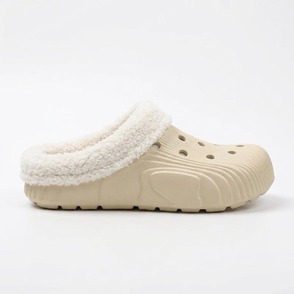 Women's Cosy Fur Lined Clog Slippers