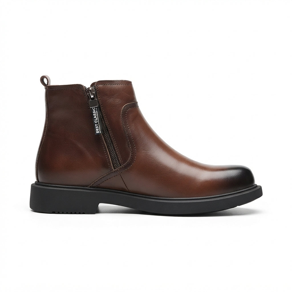 Men's Leather Ankle Boots