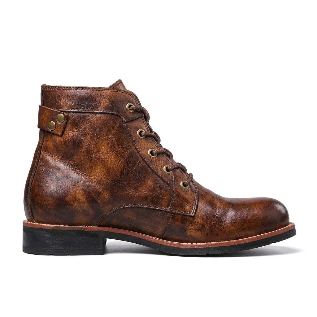 Men's Classic Leather Ankle Boots