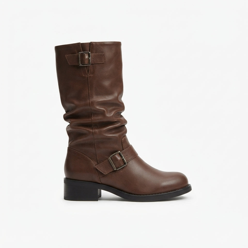 Women's Elegant Knee High Biker Boots