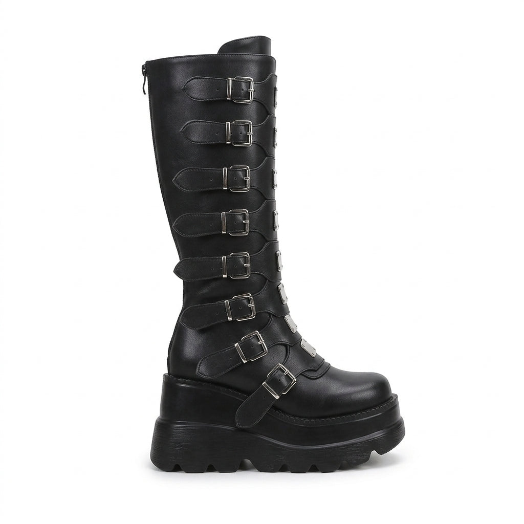 Women's Chic Platform Knee High Boots