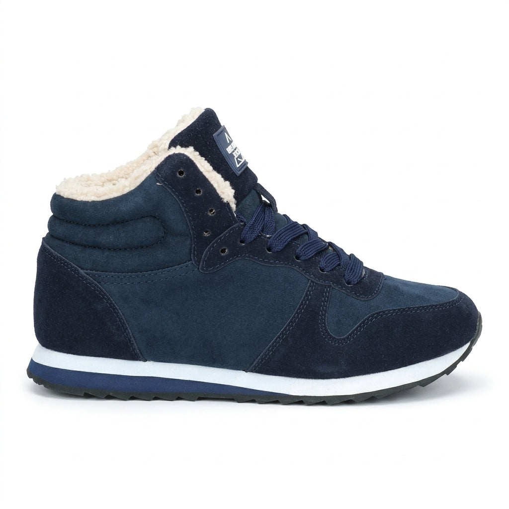 Men's Cosy Fleece-Lined High-Top Winter Trainers