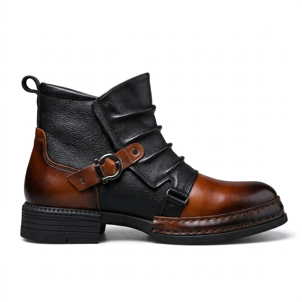 Men's Refined Leather Ankle Boots