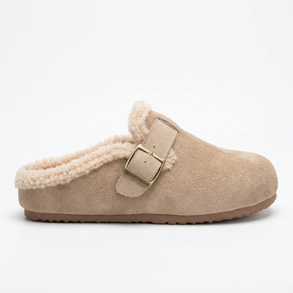 Women's Cosy Buckle Clog Slippers