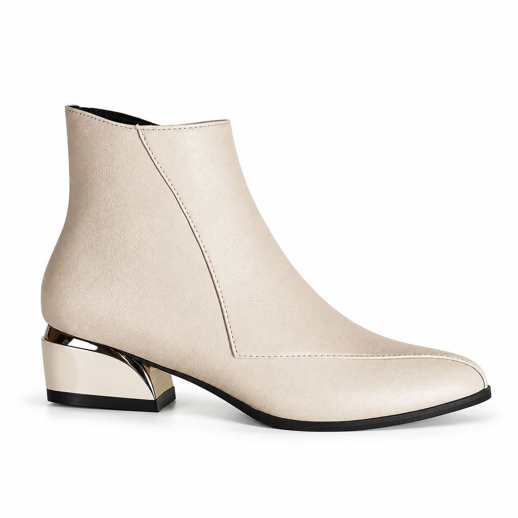 Women's Pointed-Toe Heeled Ankle Boots
