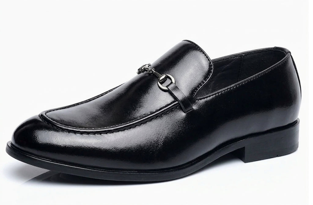 Men's Black Loafers – Smart Shoes