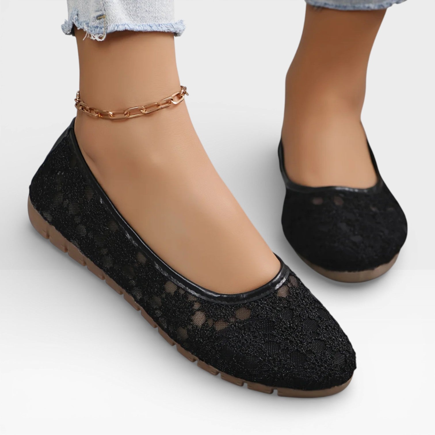 Women’s Comfortable Mesh Ballet Flats for Spring