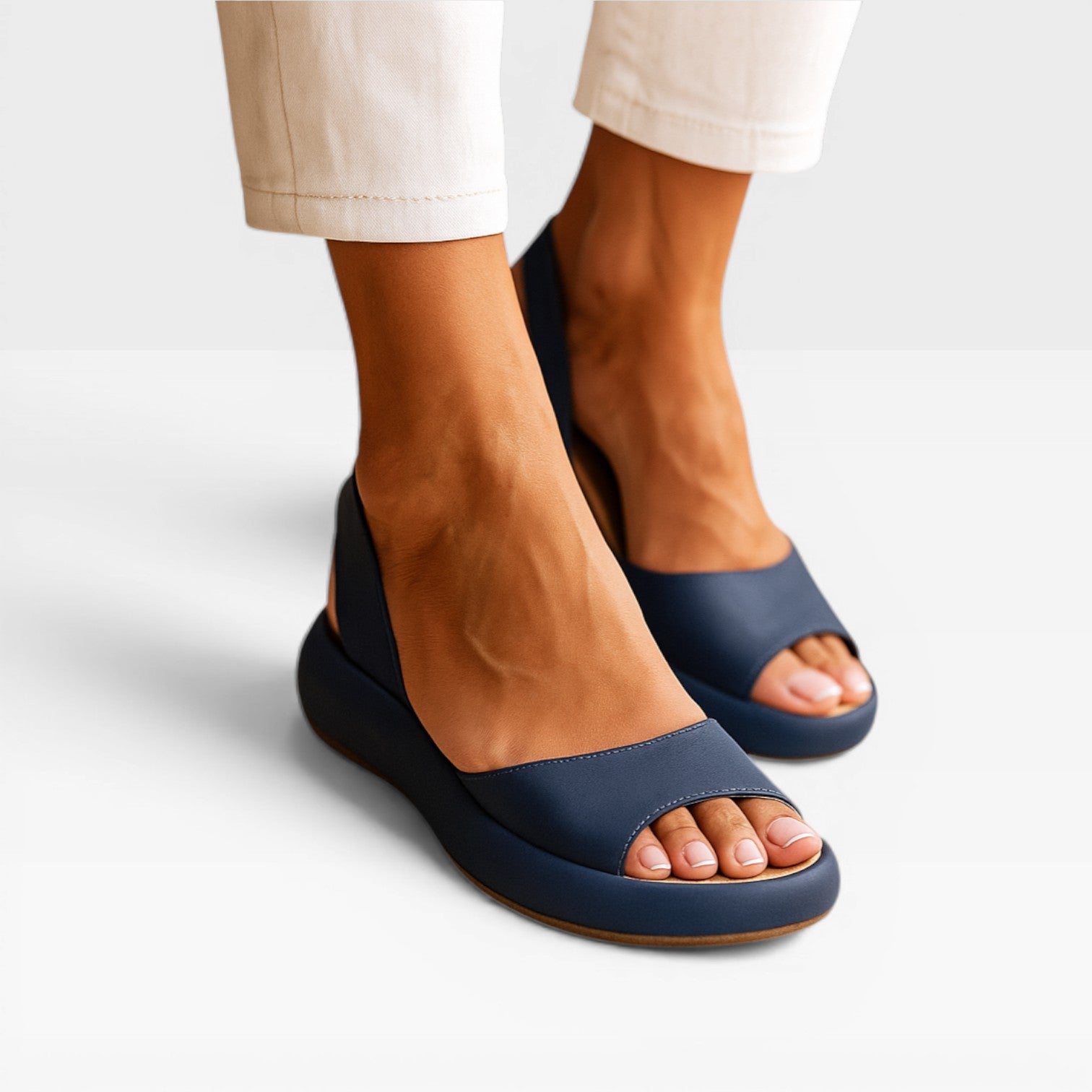 dress wedge sandals for women Women's Feeling Elated & Elevated Tan Faux Leather Platform | Size: 5.5 Gulas Co.Ltd Closed Toe Platform Wedge Sandals for Women Orthopedic Wedge Sandals for Women