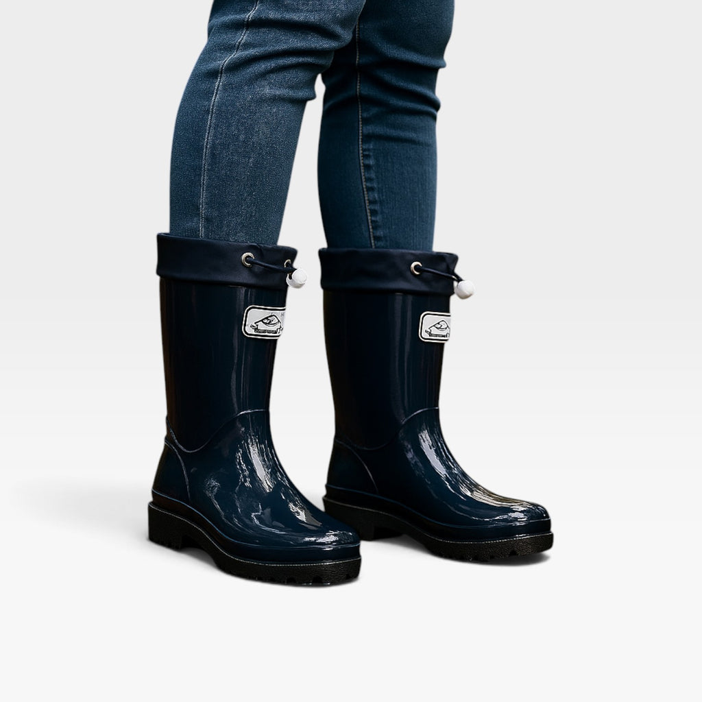 Women's Tall Rain Boots – Waterproof Adjustable Rubber Boots