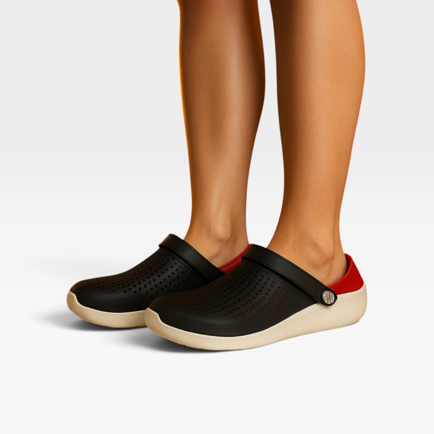 Women's Ventilated Clog Sandals – Cushioned Comfort Slip On Shoes