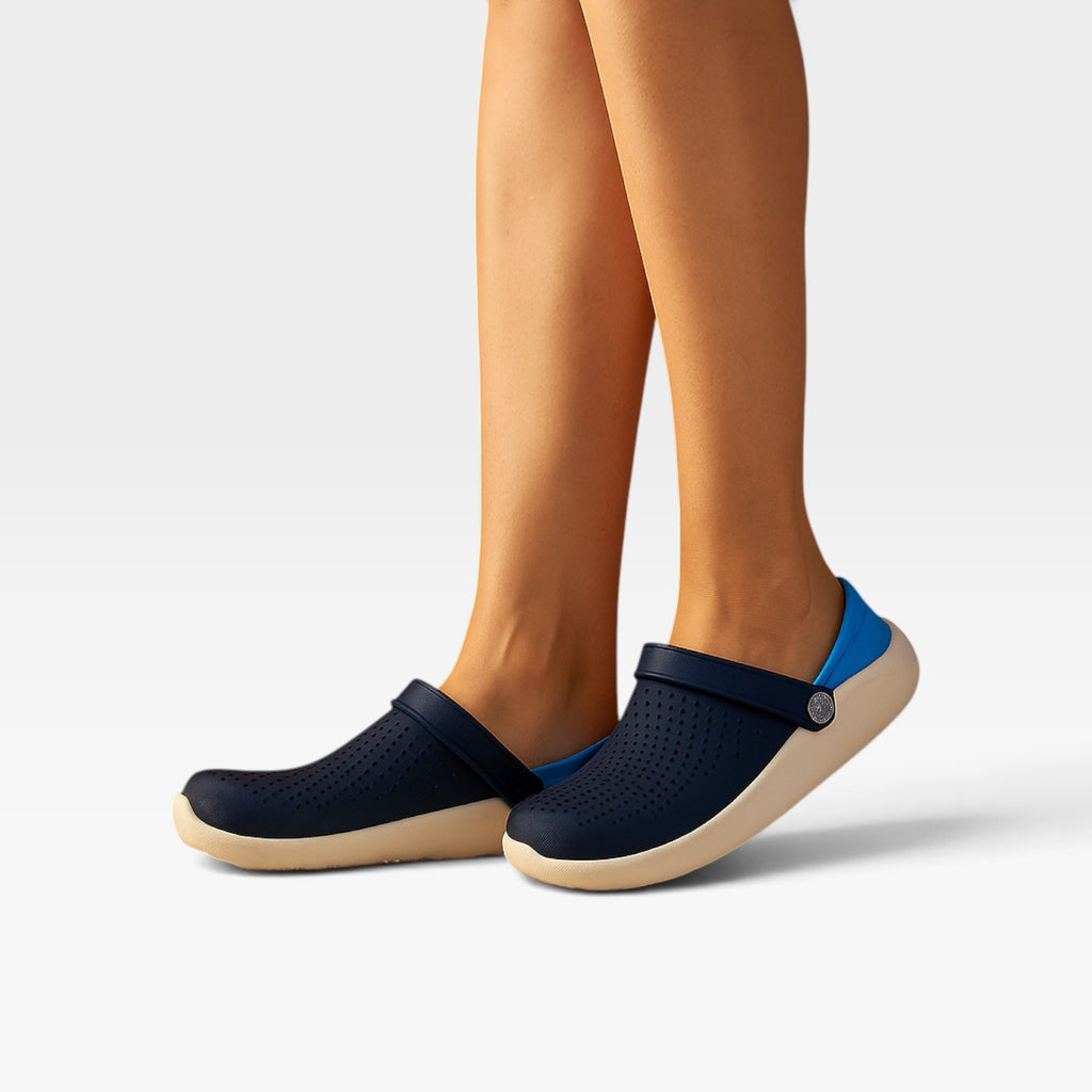 Women's Ventilated Clog Sandals – Cushioned Comfort Slip On Shoes