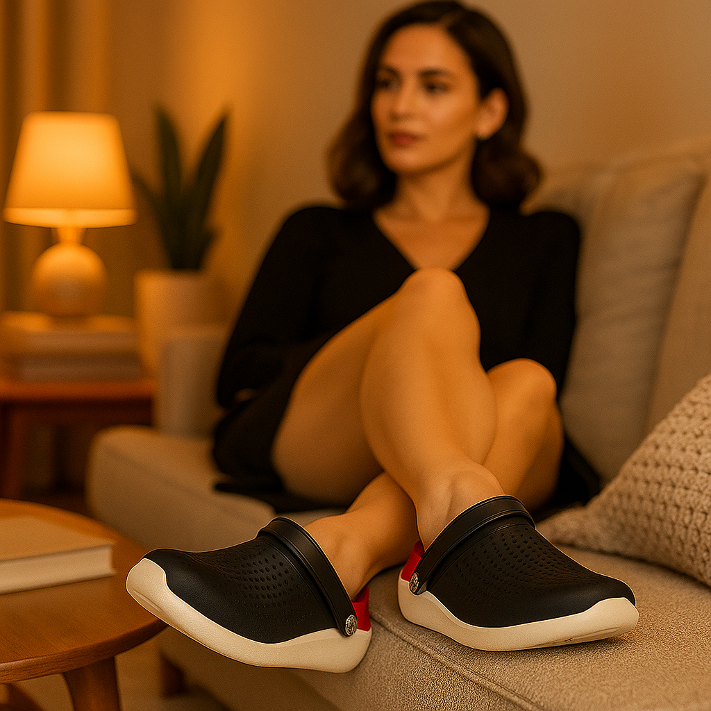Women's Ventilated Clog Sandals – Cushioned Comfort Slip On Shoes